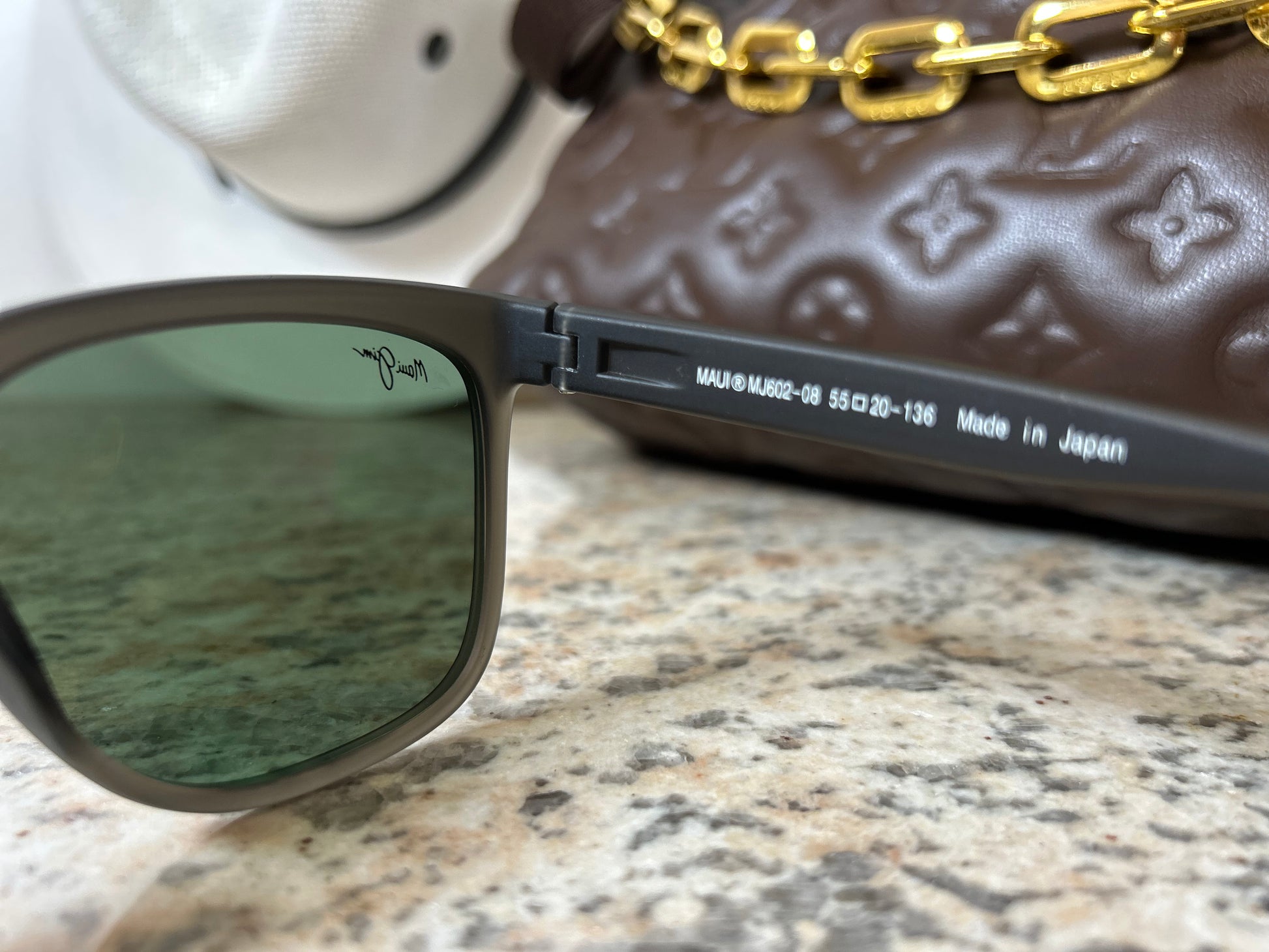 Brown Sunglasses Polarized Maui MJ 602-08 55-20-136